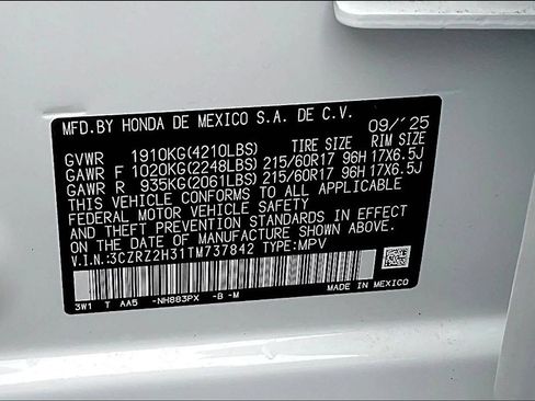 Used 2026 Honda HR-V LX image 18