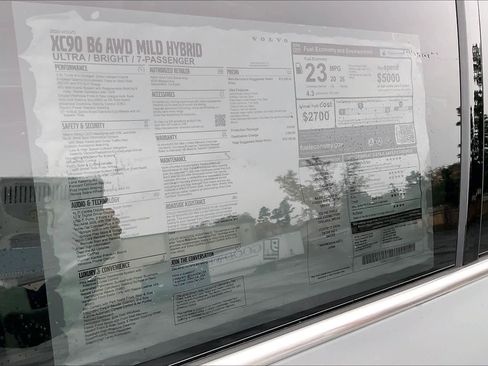 New 2026 Volvo XC90 B6 Ultra image 37