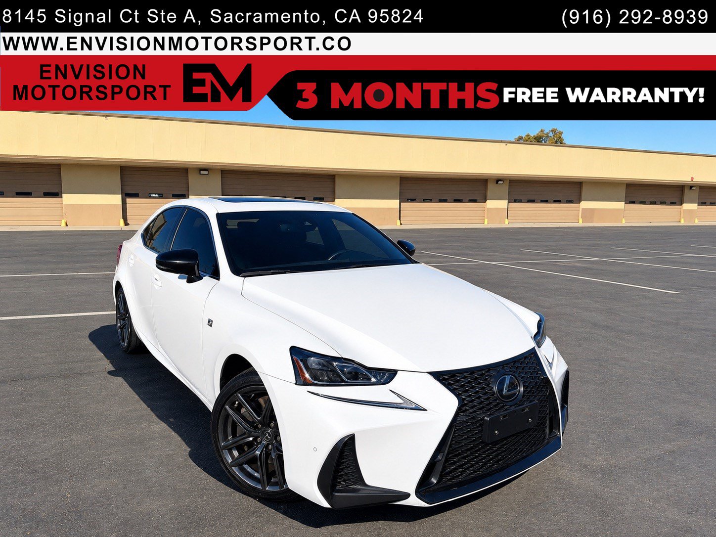 Used 2020 Lexus IS 300 F Sport w/ Blackline Edition RWD image 1