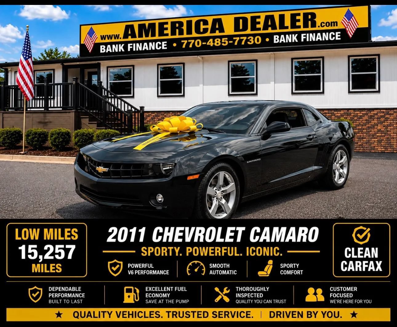 Used 2011 Chevrolet Camaro LT RWD image 2