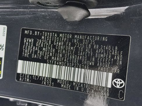 Used 2025 Toyota Corolla LE FWD image 12