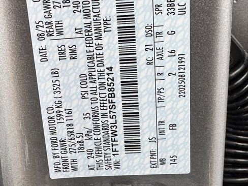 New 2025 Ford F150 XLT w/ Equipment Group 302A MID image 38