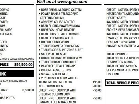 Certified 2022 GMC Sierra 1500 SLT w/ SLT Premium Plus Package AWD/4WD image 2