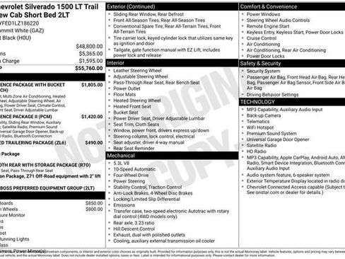 Used 2020 Chevrolet Silverado 1500 LT Trail Boss AWD/4WD image 6