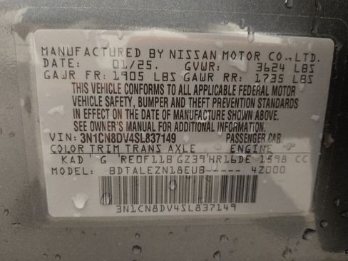 Used 2025 Nissan Versa S FWD image 33