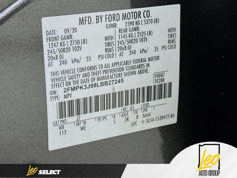 Used 2020 Ford Edge ST-Line w/ Cold Weather Package FWD image 34
