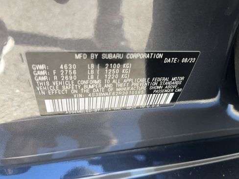 Certified 2024 Subaru Legacy Premium AWD/4WD image 27
