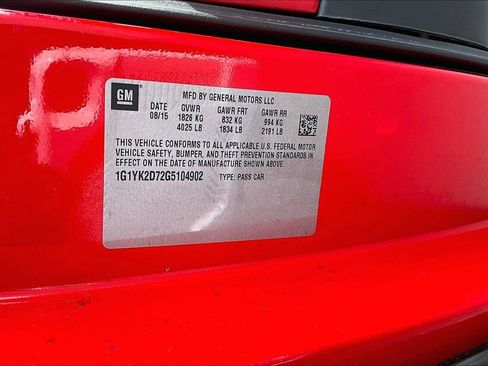 Used 2016 Chevrolet Corvette Stingray Coupe w/ 2LT Preferred Equipment Group image 30