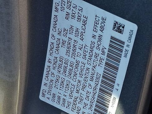 Certified 2024 Honda CR-V EX image 27