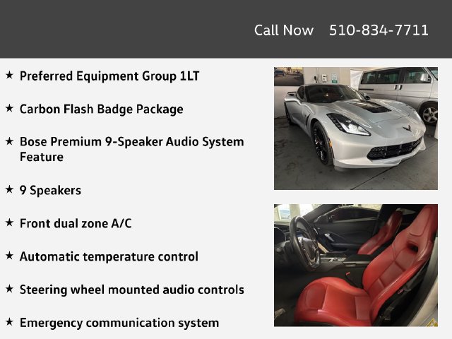 Used 2019 Chevrolet Corvette Stingray Coupe w/ Carbon Flash Badge Package RWD image 4