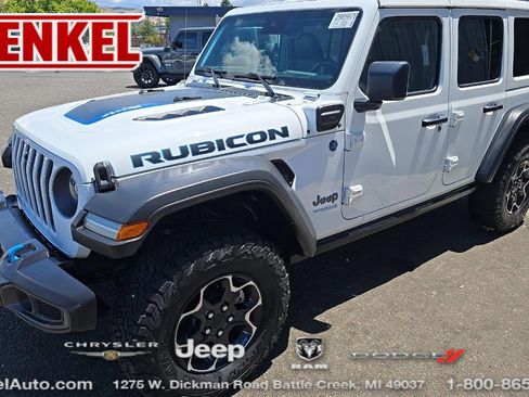 Used 2022 Jeep Wrangler Unlimited Rubicon 4xe w/ Cold Weather Group AWD/4WD image 1