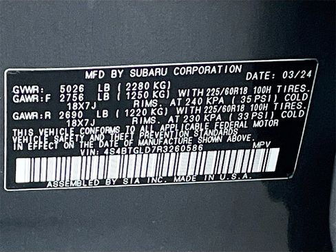 Used 2024 Subaru Outback Onyx Edition XT image 33