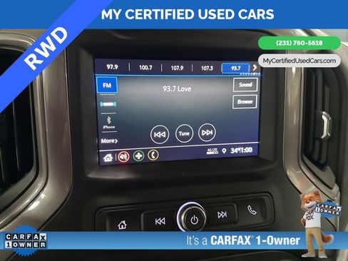 Used 2021 Chevrolet Silverado 1500 Custom w/ LPO, Dark Essentials Package image 22