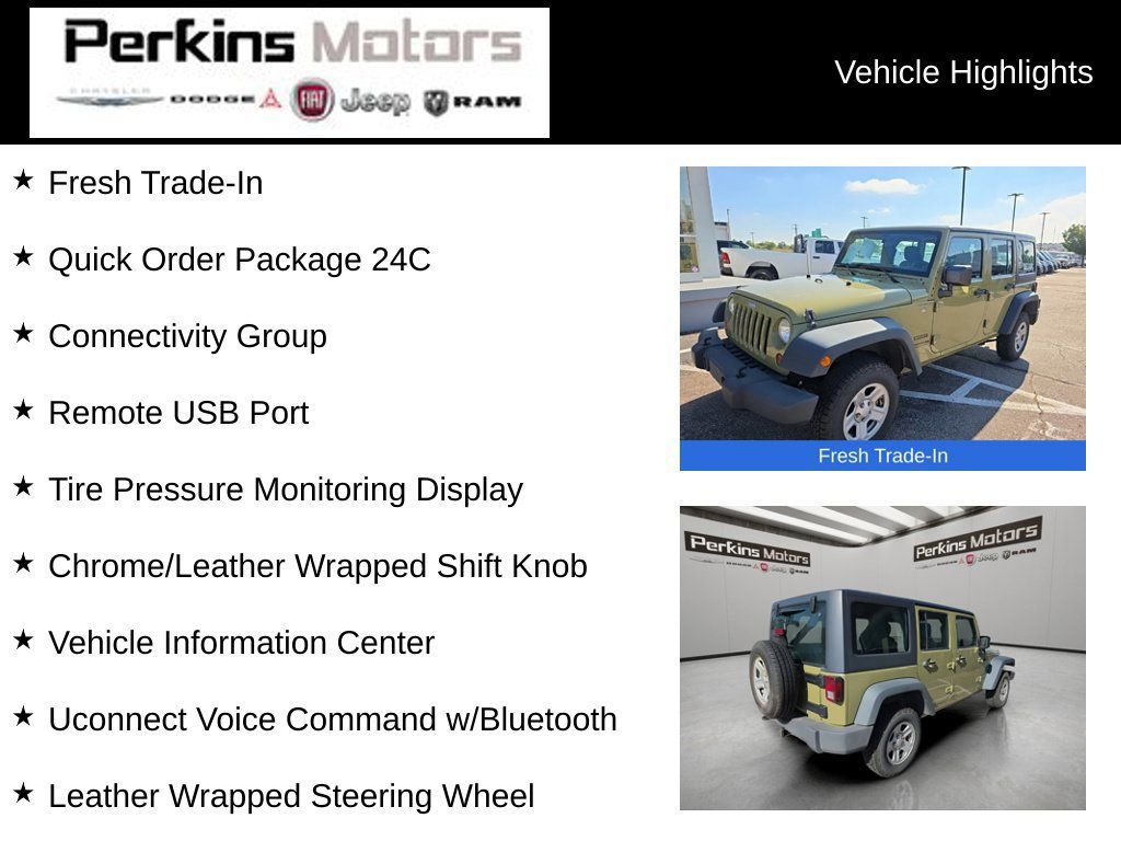 Used 2013 Jeep Wrangler Unlimited Sport w/ Connectivity Group AWD/4WD image 14