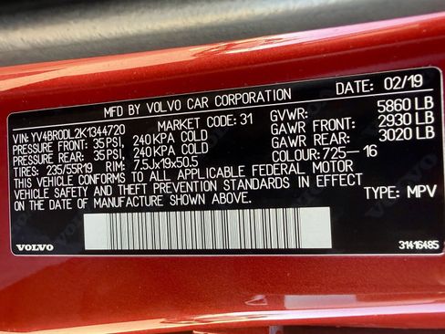 Used 2019 Volvo XC60 T8 Inscription w/ Advanced Package image 26