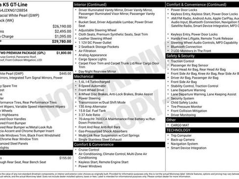 Used 2022 Kia K5 GT-Line w/ GT-Line FWD Premium Package image 7