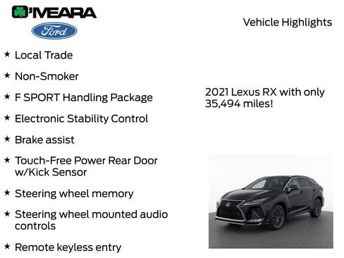 Used 2021 Lexus RX 350 F Sport AWD/4WD image 8