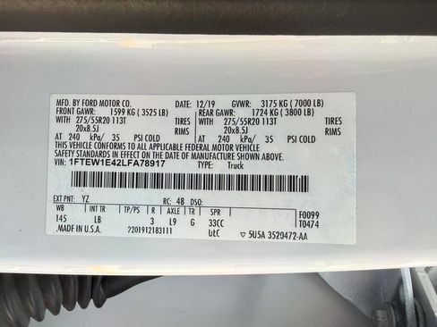 Used 2020 Ford F150 Lariat w/ Equipment Group 502A Luxury image 27