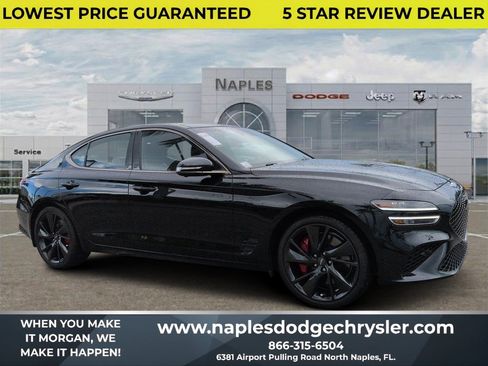 Used 2023 Genesis G70 3.3T w/ Sport Prestige Package RWD image 1