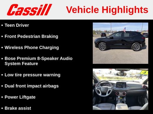 Used 2023 Chevrolet Blazer RS w/ Enhanced Convenience Package AWD/4WD image 14