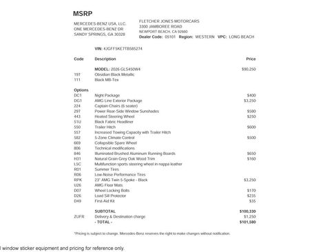 Used 2026 Mercedes-Benz GLS 450 4MATIC image 2