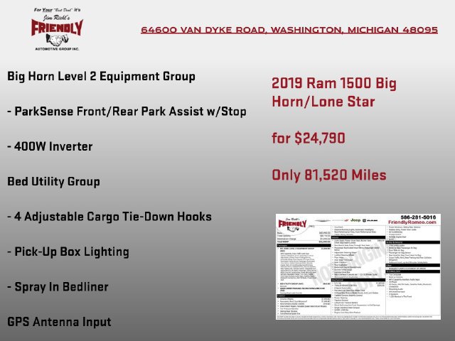 Used 2019 RAM 1500 Big Horn AWD/4WD image 7