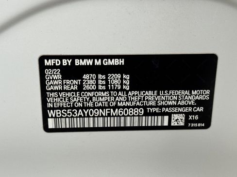 Used 2022 BMW M3 w/ M Carbon Exterior Package image 29