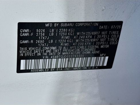 Used 2025 Subaru Outback Wilderness image 42