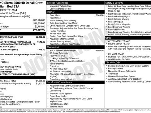 New 2026 GMC Sierra 2500 Denali w/ Denali Reserve Package AWD/4WD image 4