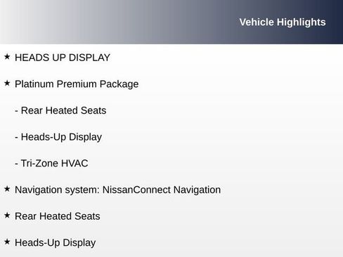 Used 2023 Nissan Rogue Platinum w/ Platinum Premium Package FWD image 8