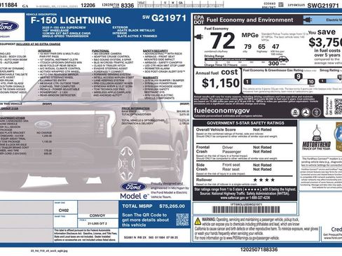 New 2025 Ford F150 Lightning Flash image 2