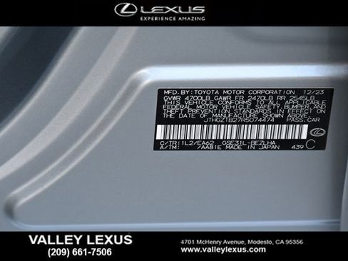 Certified 2024 Lexus IS 350 F Sport w/ Navigation Package RWD image 22