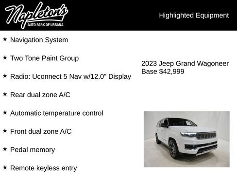 Used 2023 Jeep Grand Wagoneer 4WD image 15