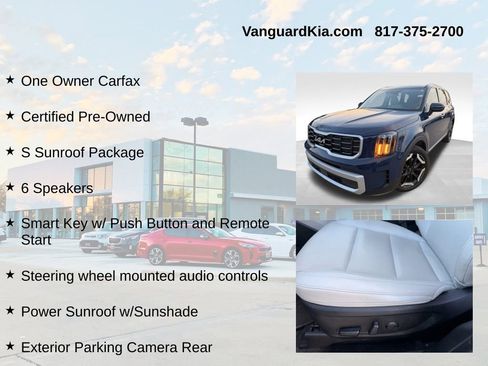 Used 2024 Kia Telluride S w/ S Sunroof Package image 6