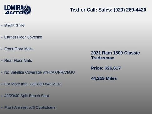 Used 2021 RAM 1500 Tradesman w/ SXT Plus Group AWD/4WD image 15