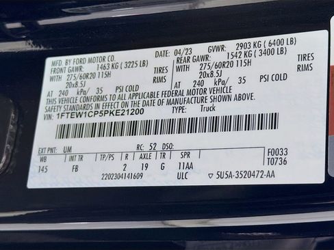 Used 2023 Ford F150 XLT w/ Equipment Group 302A High image 36