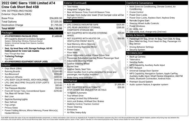 Used 2022 GMC Sierra 1500 AT4 w/ AT4 Preferred Package AWD/4WD image 32