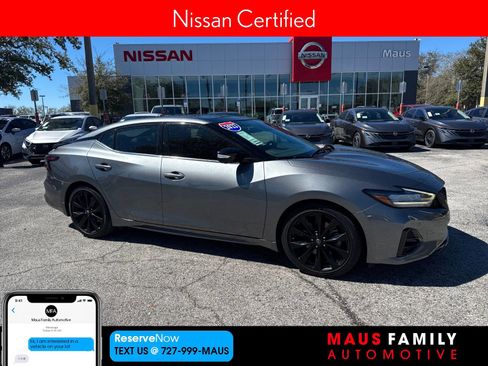 Certified 2023 Nissan Maxima SR w/ Sport Mat Group image 1