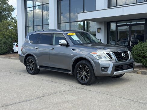 Used 2017 Nissan Armada Platinum w/ Captain Seat Package AWD/4WD image 2
