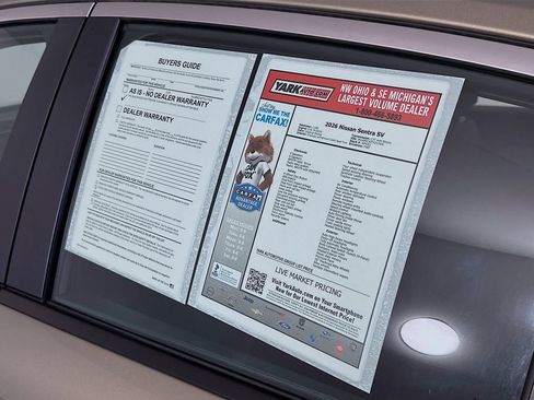 Certified 2026 Nissan Sentra SV w/ SV Convenience Package FWD image 13