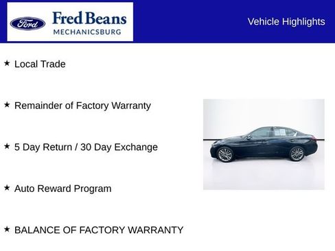 Used 2023 INFINITI Q50 Luxe w/ Cargo Package AWD/4WD image 7