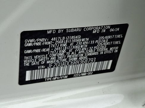 Used 2024 Subaru Crosstrek 2.0i Premium image 28