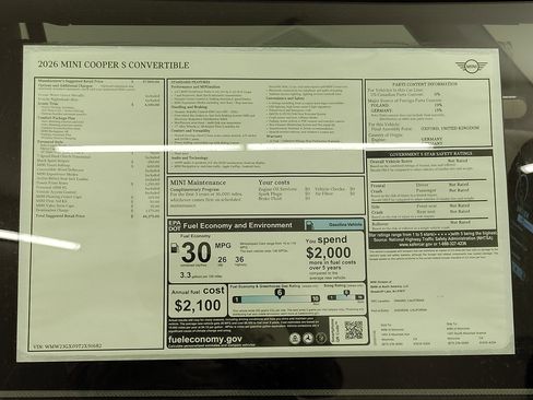 New 2026 MINI Cooper S image 29