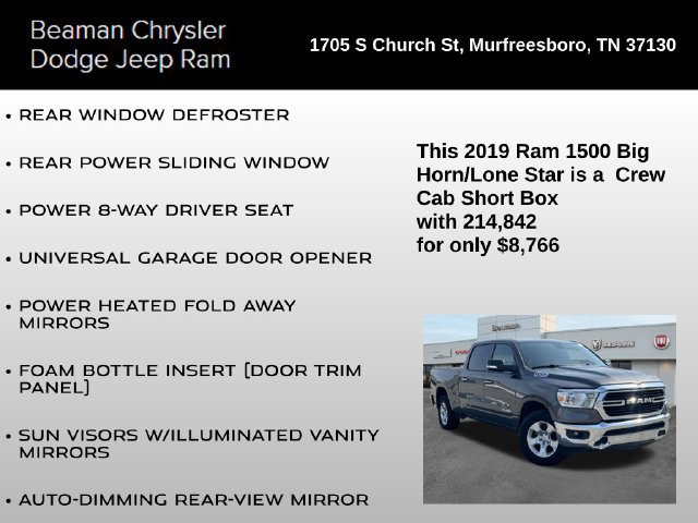 Used 2019 RAM 1500 Big Horn AWD/4WD image 16