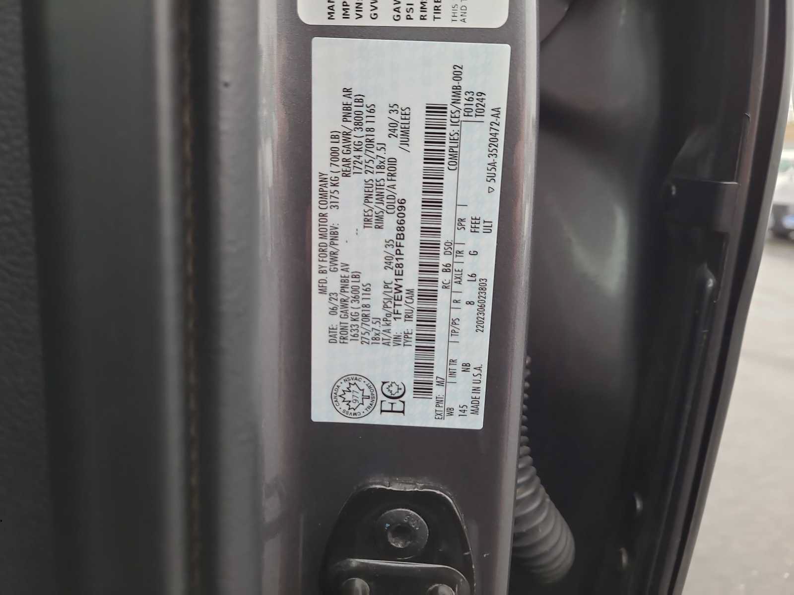 Used 2023 Ford F150 Tremor w/ Equipment Group 402A High AWD/4WD image 29