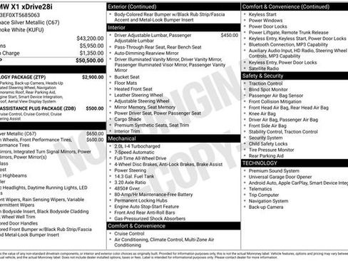 Used 2026 BMW X1 xDrive28i w/ Technology Package AWD/4WD image 43
