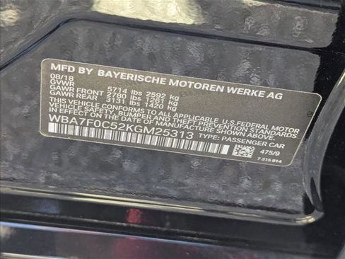 Used 2019 BMW 750i w/ Executive Package image 22