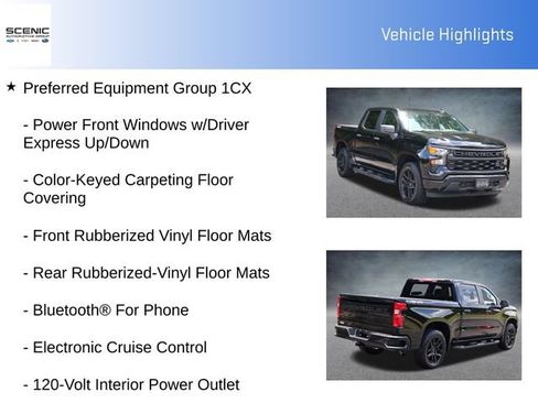 Used 2024 Chevrolet Silverado 1500 Custom w/ Turbomax Blackout Package AWD/4WD image 10