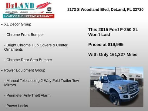Used 2015 Ford F250 XL w/ Power Equipment Group image 2