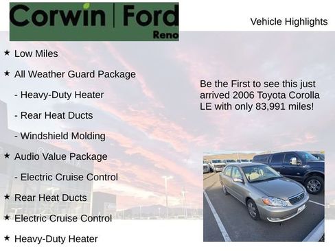 Used 2006 Toyota Corolla LE image 4